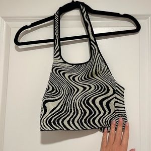 Zebra crop top